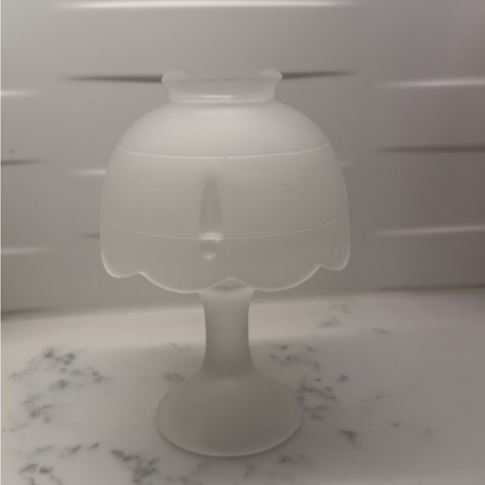 Westmoreland Frosted fairy lamp